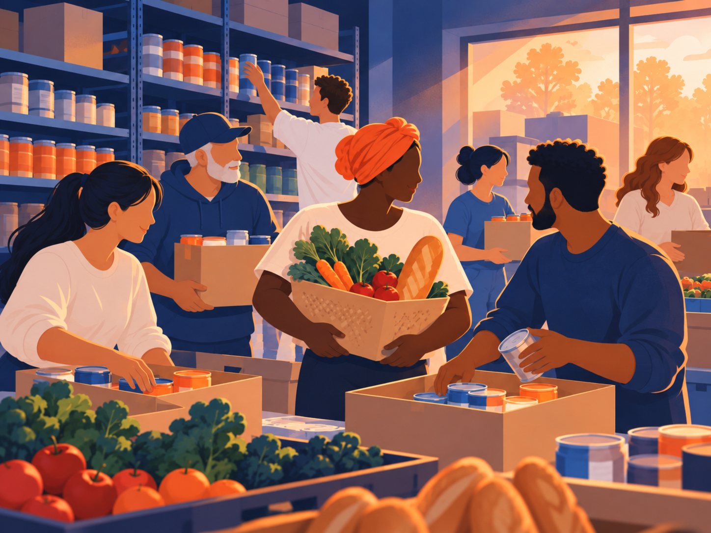 Food Bank volunteers